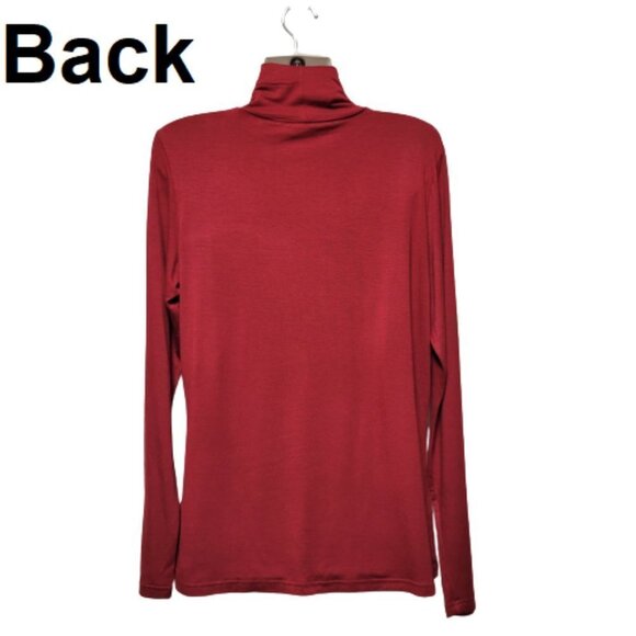 FALL Tops Turtleneck   Long Sleeve Lightweight Stretchy Comfy  Size M - NEW - Picture 2 of 4